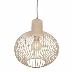 GILA Suspension Luminaires Trio Beige, 1 lumière