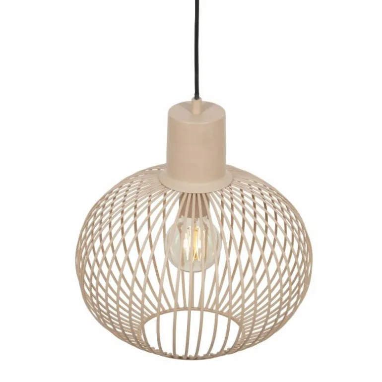 GILA Suspension Luminaires Trio Beige, 1 lumière