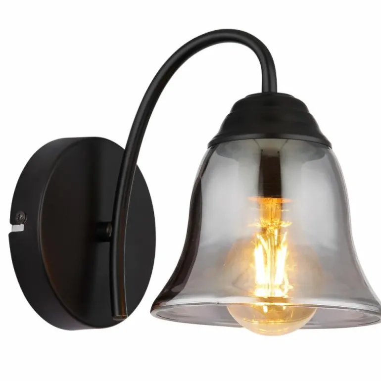 GONNY Applique murale Luminaires Globo Lighting Noir, 1 lumière