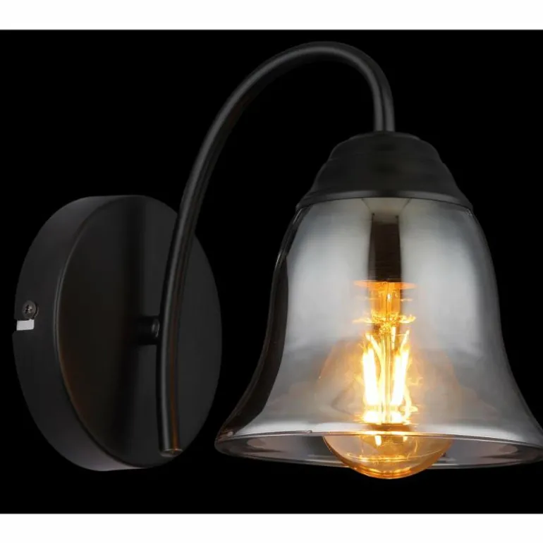 GONNY Applique murale Luminaires Globo Lighting Noir, 1 lumière