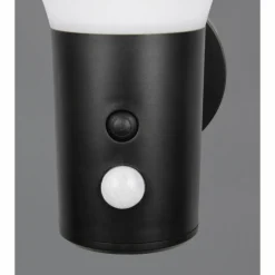 Gorda Applique murale Luminaires Reality LED Noir, 1 lumière, Détecteur de mouvement