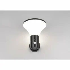 Gorda Applique murale Luminaires Reality LED Noir, 1 lumière, Détecteur de mouvement