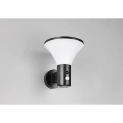 Gorda Applique murale Luminaires Reality LED Noir, 1 lumière, Détecteur de mouvement
