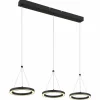 Grenvix Suspension Luminaires Globo Lighting LED Noir, 1 lumière