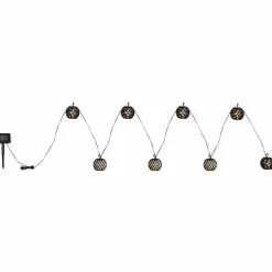 Guirlande Globo SOLAR LED Noir, 98 lumières