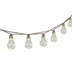 Guirlande Globo SOLAR LED Brun, 10 lumières