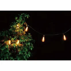 guirlande lumineuse solaire Eglo PARTY LED Noir, 6 lumières