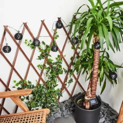 guirlande lumineuse solaire Torpo LED Noir, Blanc, 96 lumières