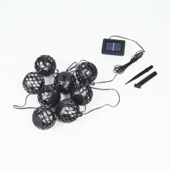 guirlande lumineuse solaire Torpo LED Noir, Blanc, 96 lumières