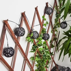 guirlande lumineuse solaire Torpo LED Noir, Blanc, 96 lumières