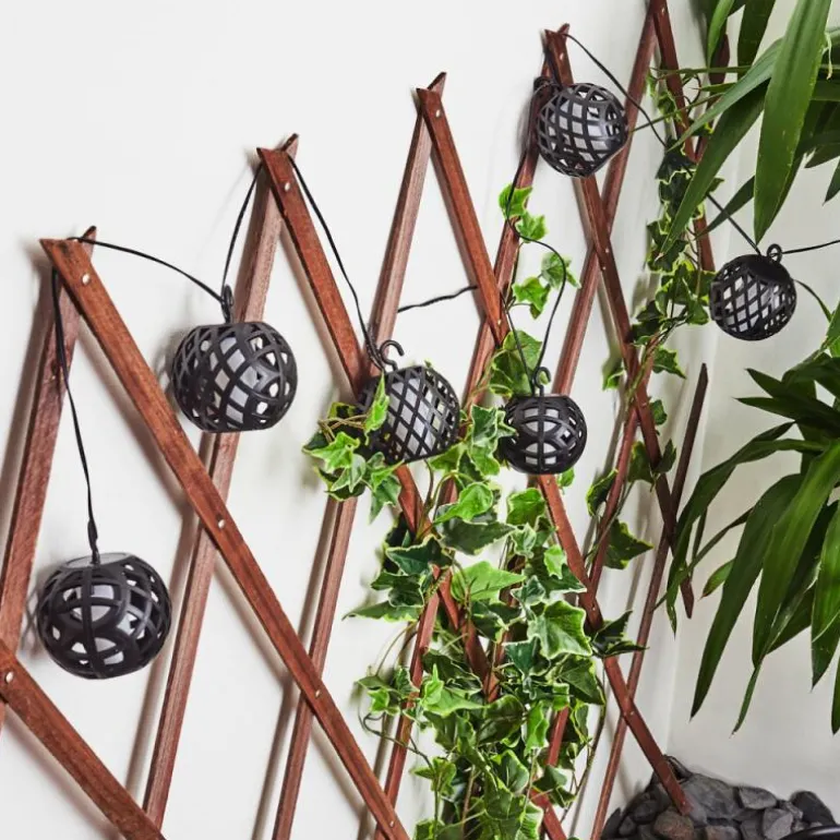 guirlande lumineuse solaire Torpo LED Noir, Blanc, 96 lumières