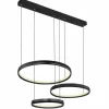 HALLI Suspension Luminaires Globo Lighting LED Noir, 1 lumière