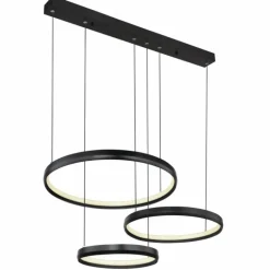 HALLI Suspension Luminaires Globo Lighting LED Noir, 1 lumière