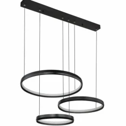 HALLI Suspension Luminaires Globo Lighting LED Noir, 1 lumière