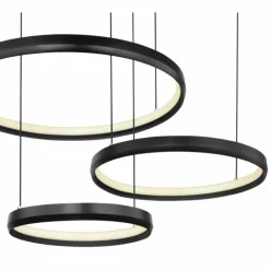 HALLI Suspension Luminaires Globo Lighting LED Noir, 1 lumière