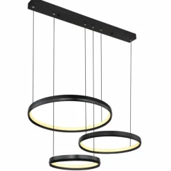 HALLI Suspension Luminaires Globo Lighting LED Noir, 1 lumière