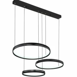 HALLI Suspension Luminaires Globo Lighting LED Noir, 1 lumière