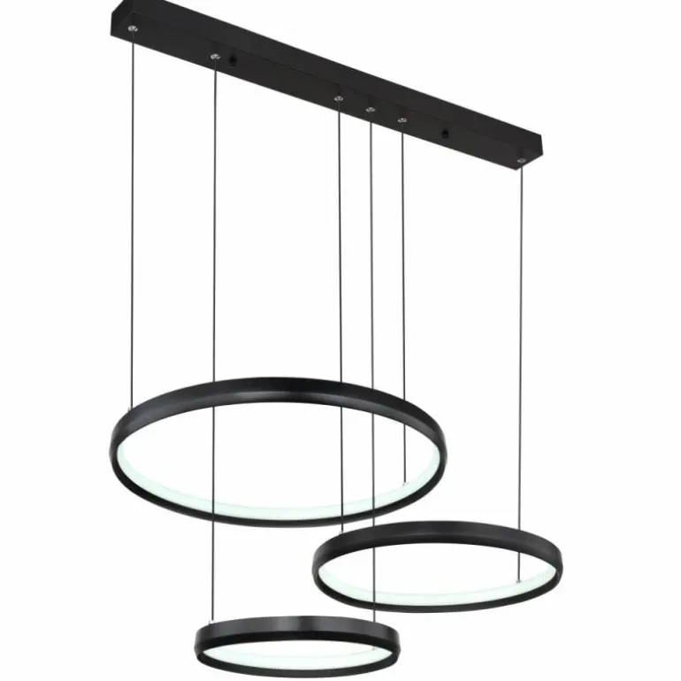 HALLI Suspension Luminaires Globo Lighting LED Noir, 1 lumière