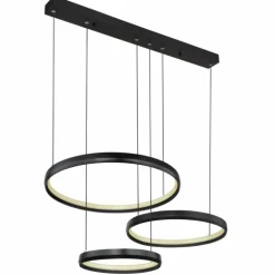 HALLI Suspension Luminaires Globo Lighting LED Noir, 1 lumière