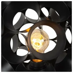 HANNELORE Lampe à poser Luminaires Lucide Noir, 1 lumière