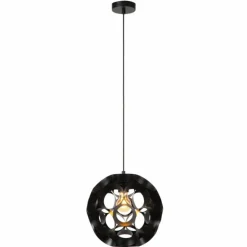 HANNELORE Suspension Luminaires Lucide Noir, 1 lumière