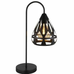 Hassan Lampe à poser Luminaires Globo Lighting Noir, 1 lumière