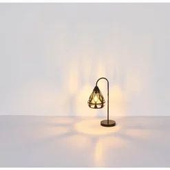 Hassan Lampe à poser Luminaires Globo Lighting Noir, 1 lumière