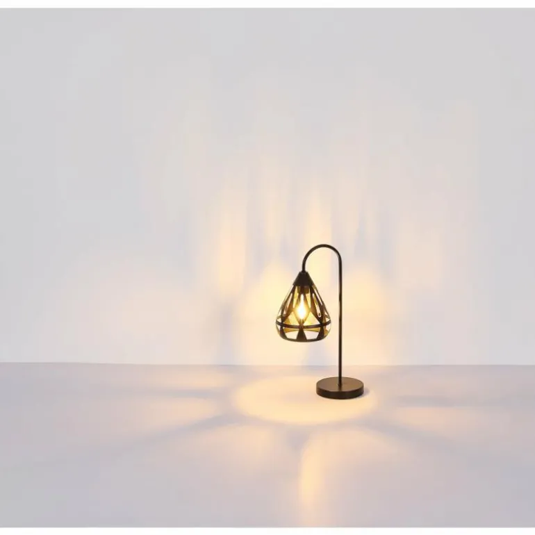 Hassan Lampe à poser Luminaires Globo Lighting Noir, 1 lumière