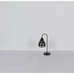 Hassan Lampe à poser Luminaires Globo Lighting Noir, 1 lumière