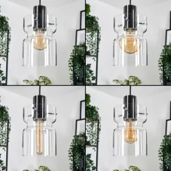 Hasvik Suspension, Suspension Noir, 5 lumières