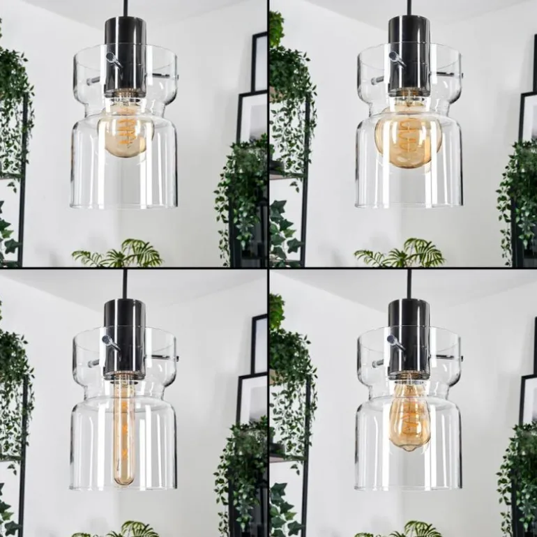 Hasvik Suspension, Suspension Noir, 5 lumières