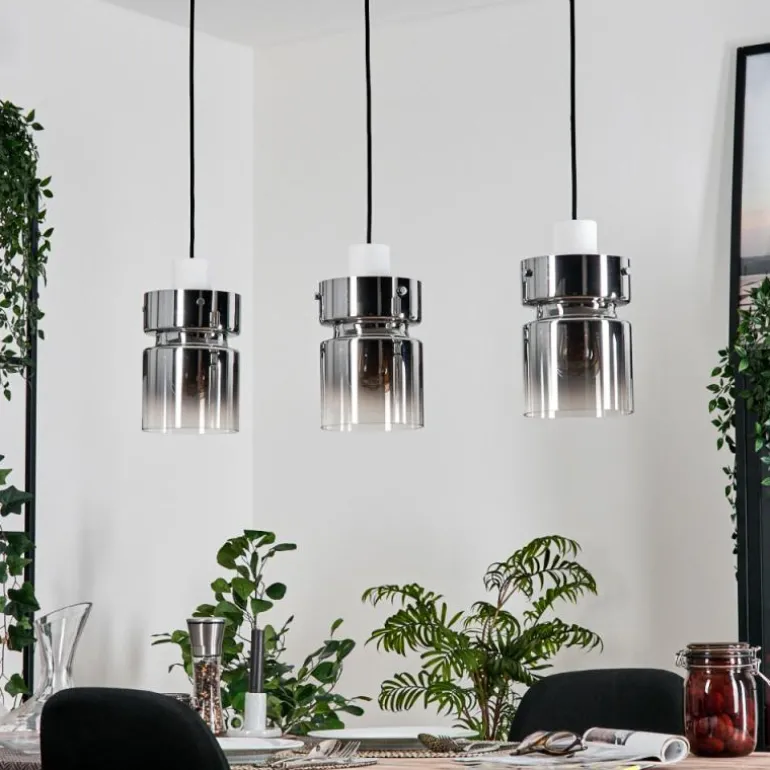 Hasvik Suspension, Suspension Blanc, 3 lumières