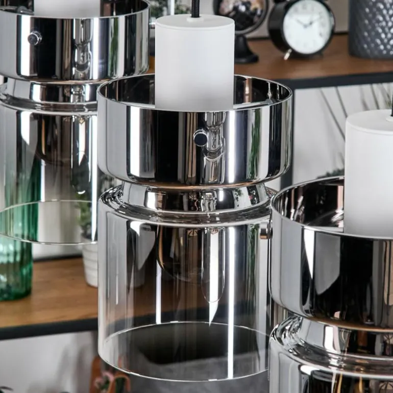 Hasvik Suspension, Suspension Blanc, 3 lumières