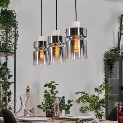 Hasvik Suspension, Suspension Blanc, 3 lumières