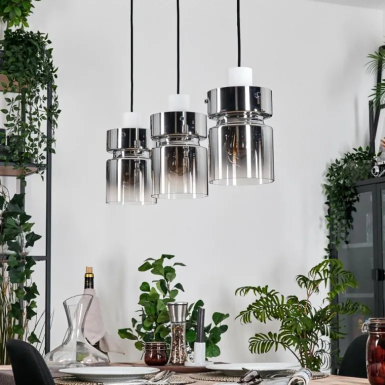 Hasvik Suspension, Suspension Blanc, 3 lumières