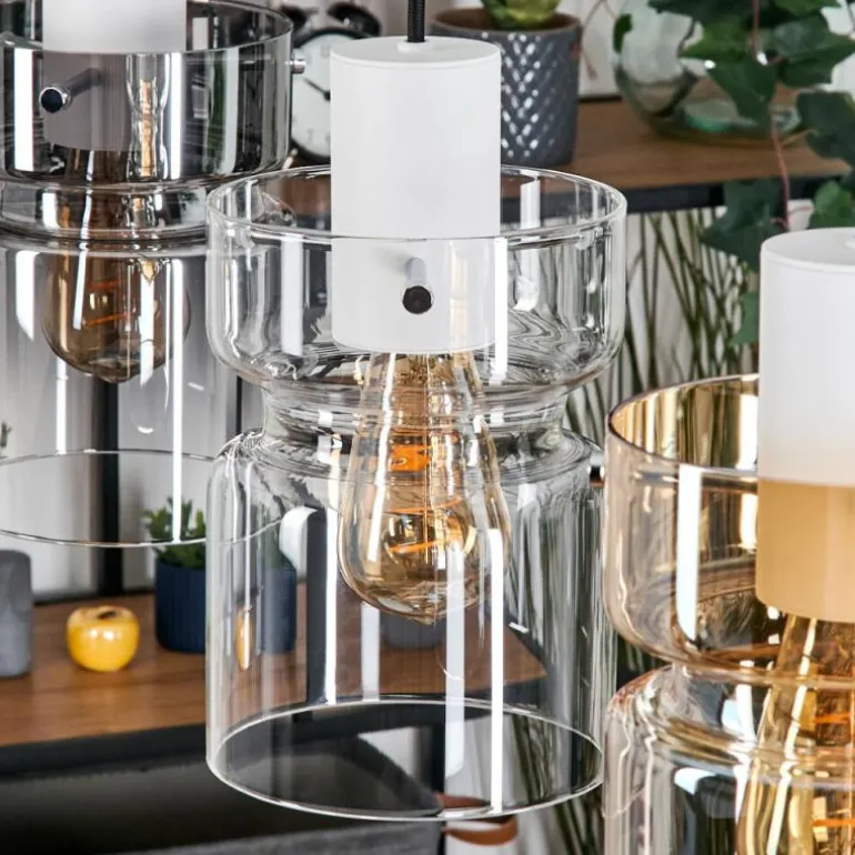 Hasvik Suspension, Suspension Blanc, 3 lumières