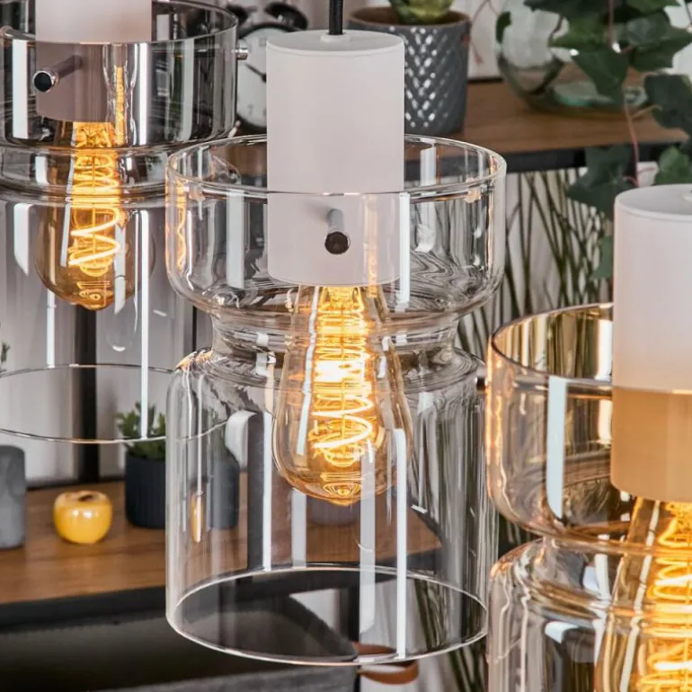 Hasvik Suspension, Suspension Blanc, 3 lumières