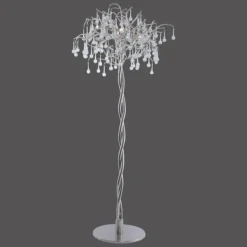 ICICLE Lampadaire Luminaires Paul Neuhaus Acier inoxydable, 5 lumières