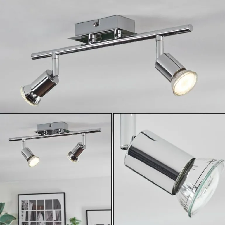 Ilaro Plafonnier, Spot de plafond Chrome, 2 lumières
