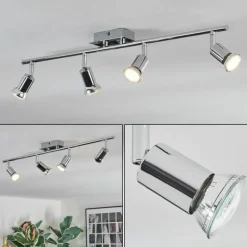 Ilaro Plafonnier, Spot de plafond Chrome, 4 lumières
