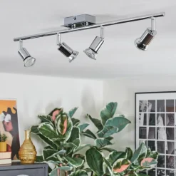 Ilaro Plafonnier, Spot de plafond Chrome, 4 lumières