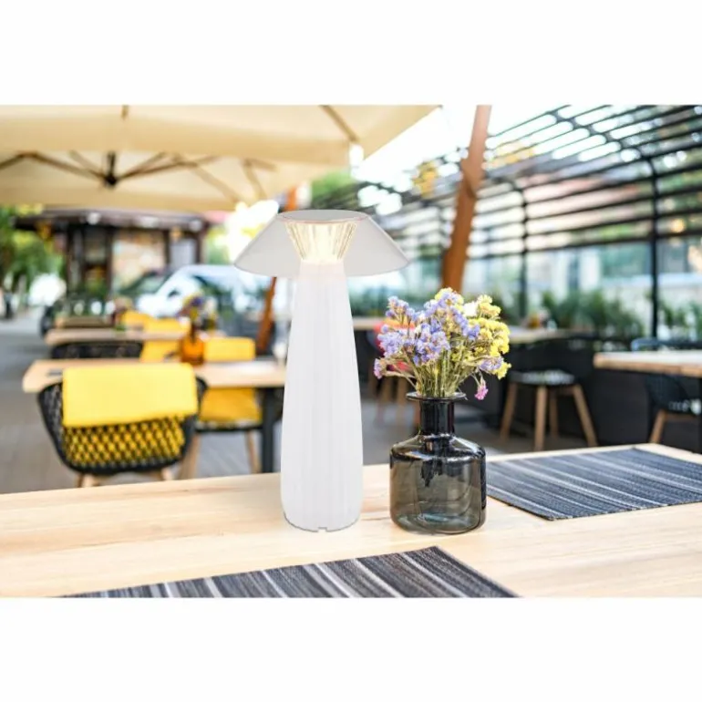 Illumi Lampe à poser Luminaires Globo Lighting LED Blanc, 1 lumière