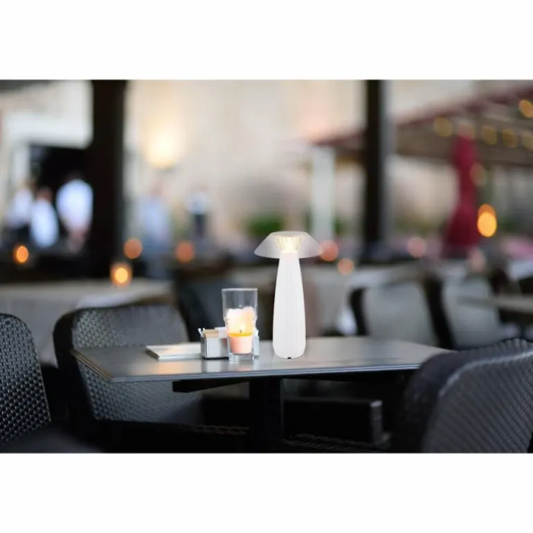 Illumi Lampe à poser Luminaires Globo Lighting LED Blanc, 1 lumière