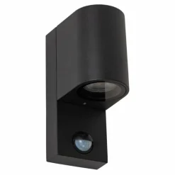 IR Lampe murale d´extérieur Luminaires Lucide Noir, 1 lumière, Détecteur de mouvement