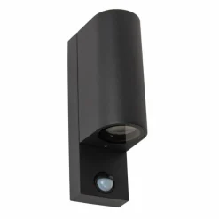 IR Lampe murale d´extérieur Luminaires Lucide Noir, 2 lumières, Détecteur de mouvement