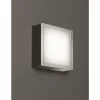 Jachenau Plafonnier, Applique murale Luminaires LCD LED Anthracite, 1 lumière