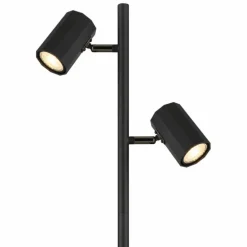 James Lampadaire Luminaires Globo Lighting Noir, 2 lumières