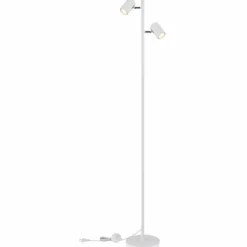 James Lampadaire Luminaires Globo Lighting Blanc, 2 lumières