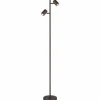James Lampadaire Luminaires Globo Lighting Bronze, 2 lumières