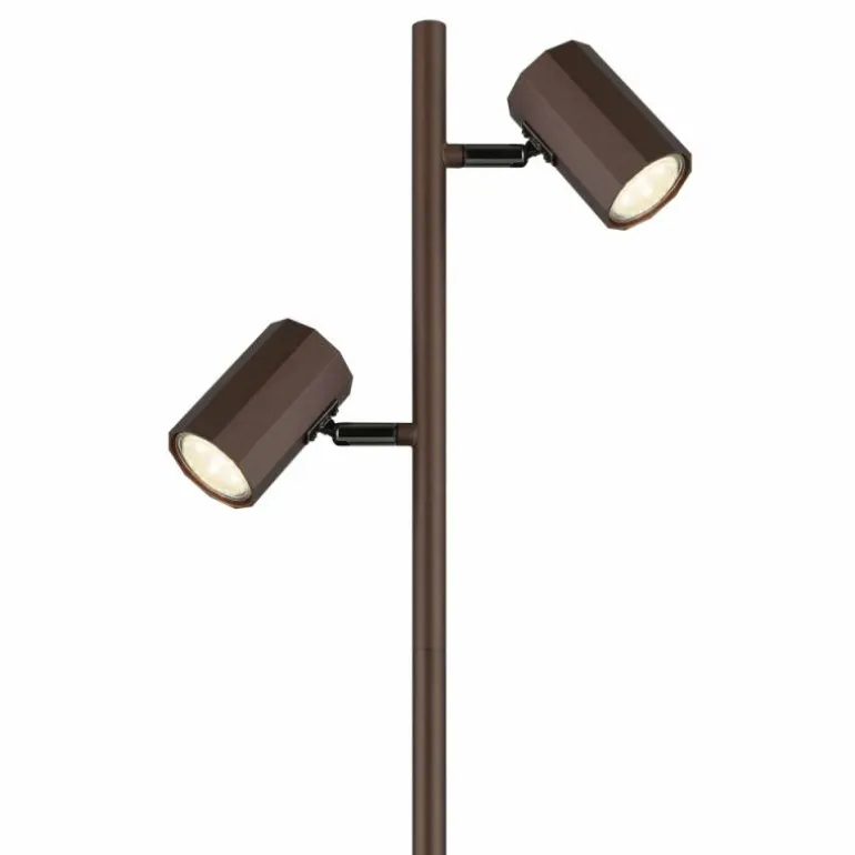 James Lampadaire Luminaires Globo Lighting Bronze, 2 lumières